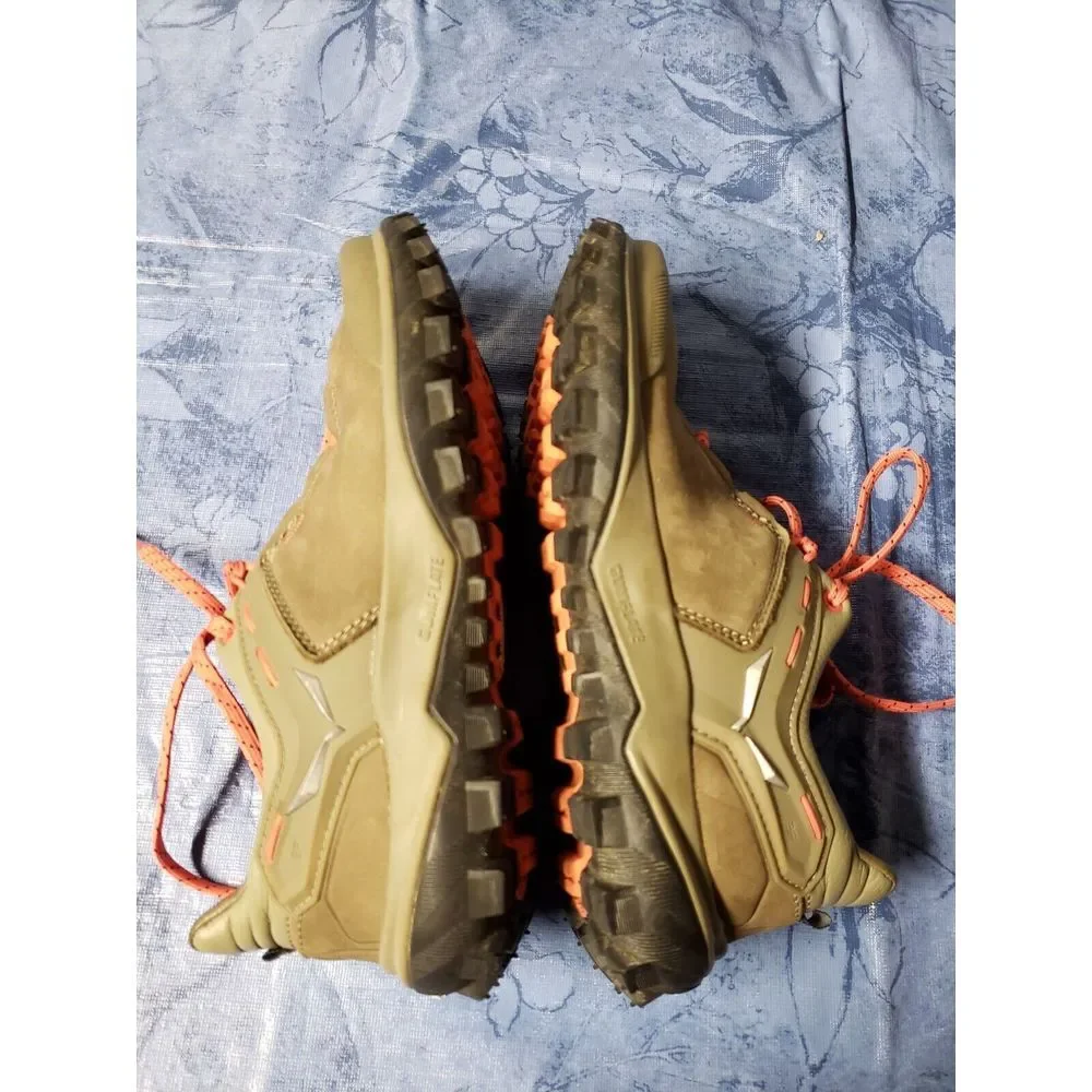 SALEWA WOMEN WANDER HIKER‎ TRAIL LEATHER SHOES BROWN 6